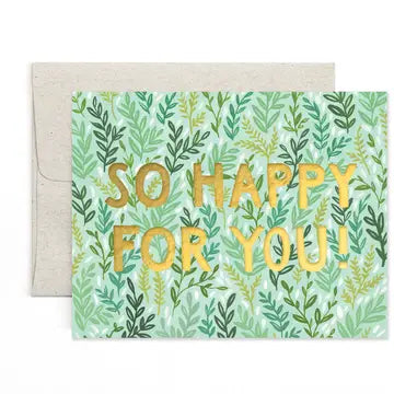 Mint Meadow Friendship Congratulations Greeting Card