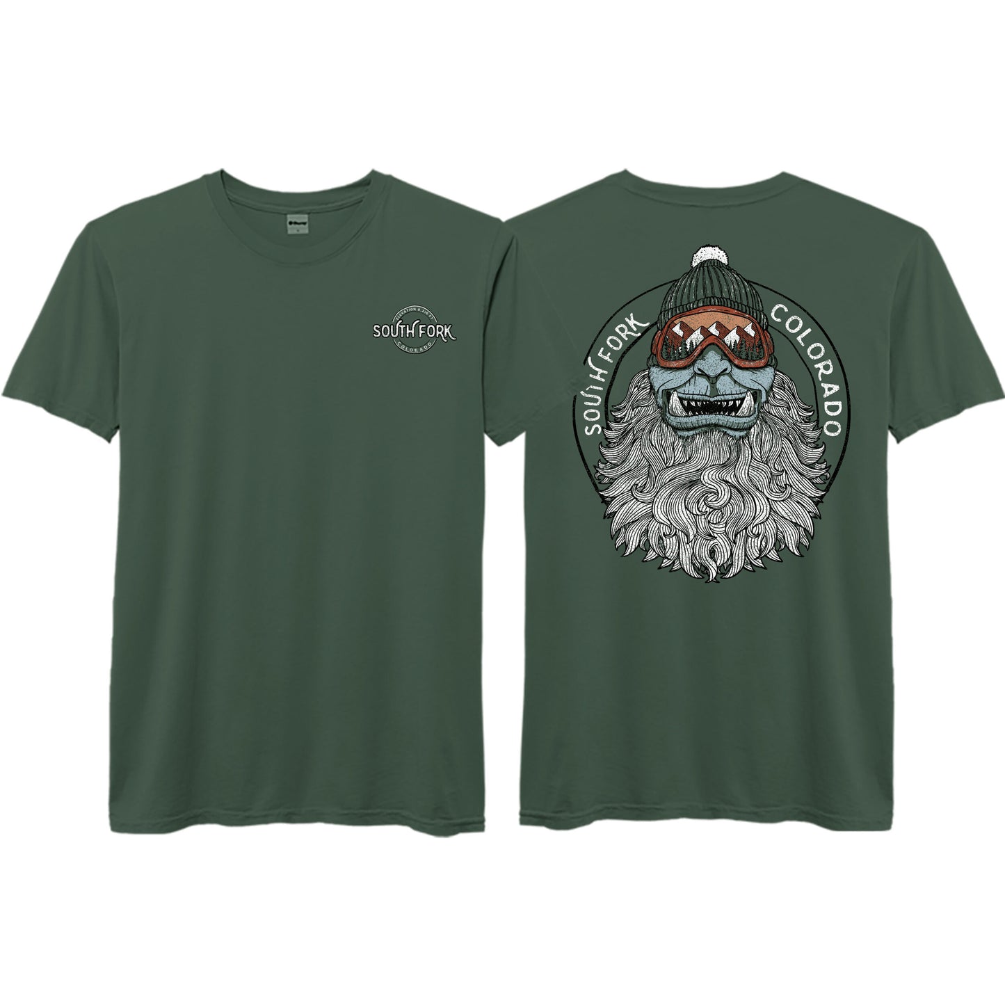 Spruce Short Sleeve Tee: Yeti