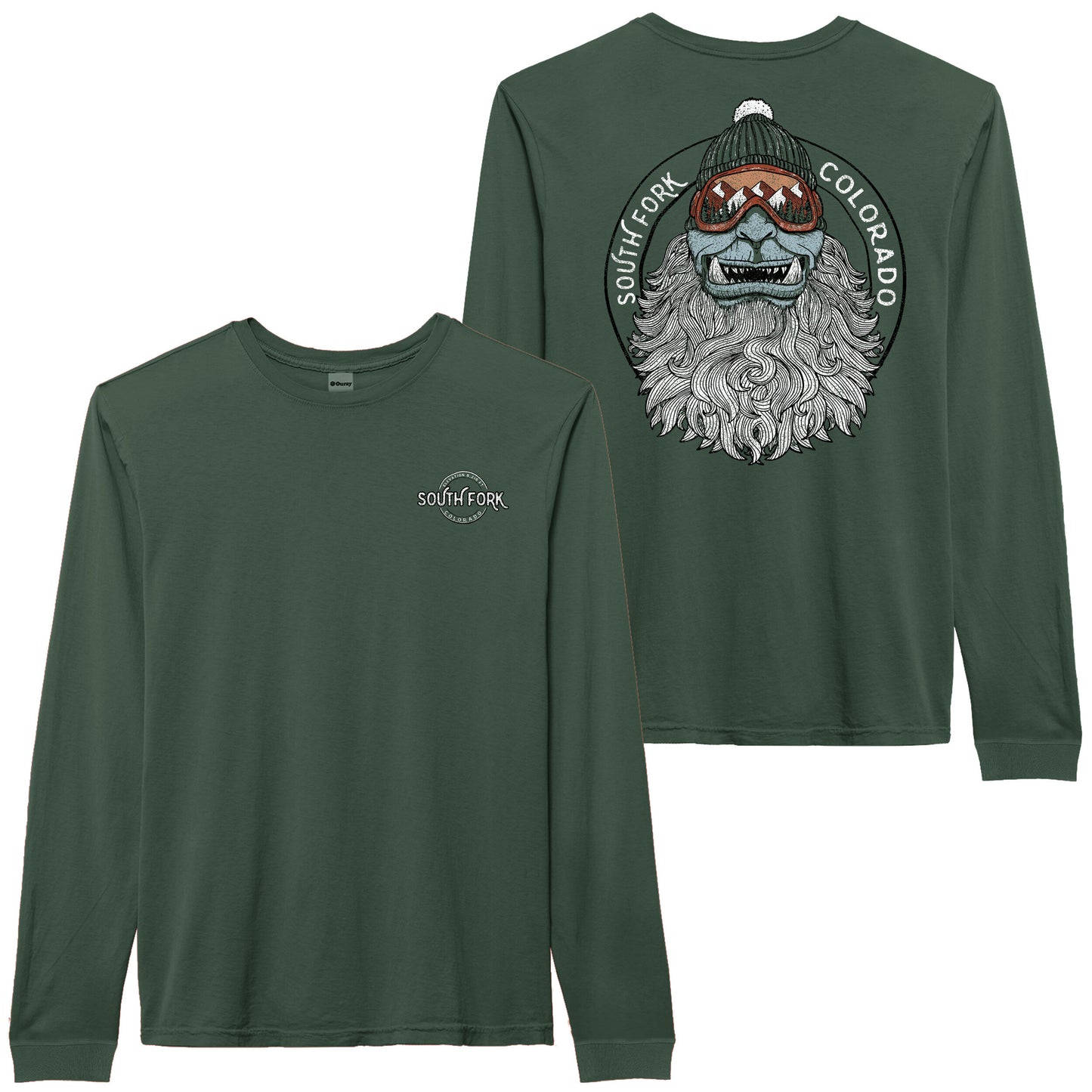 Spruce Long Sleeve Tee: Yeti