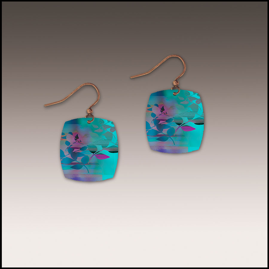31NS-Copper Earrings