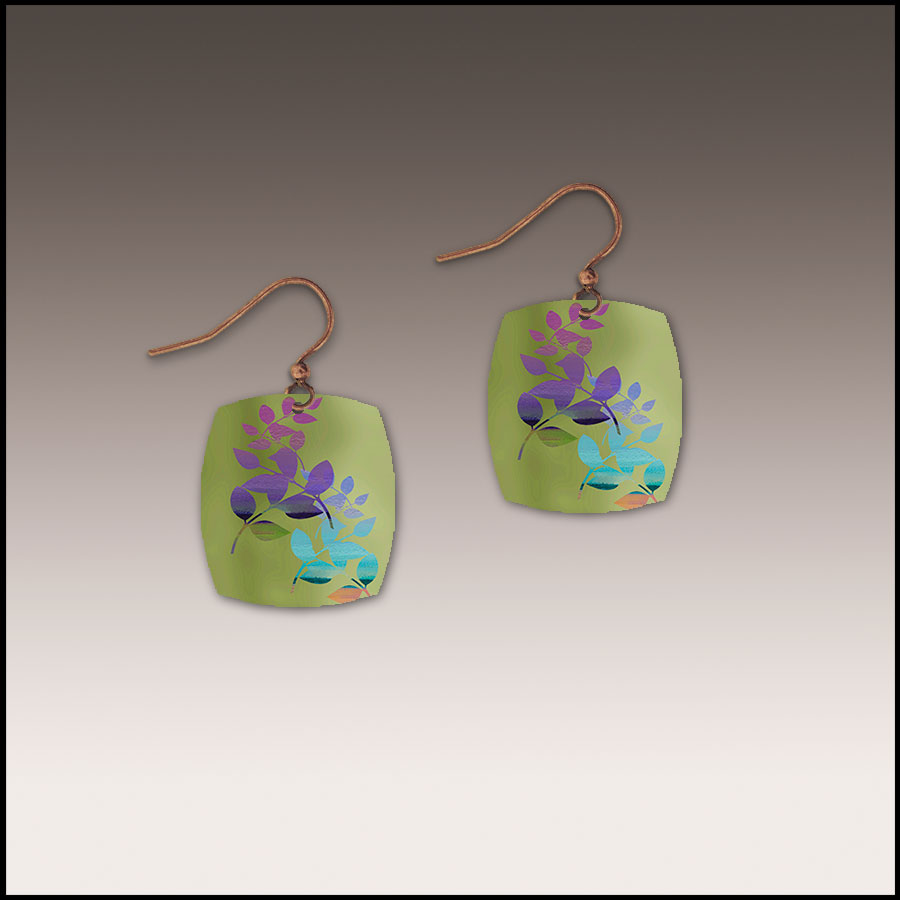 33NS-Copper Earrings
