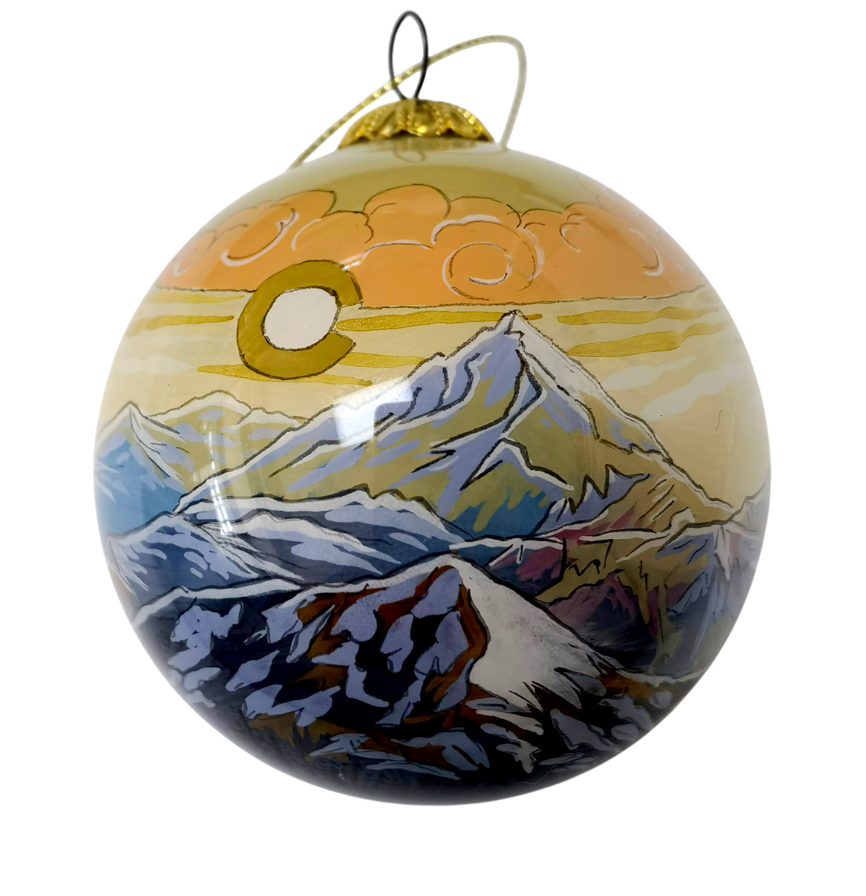 Ornament Colorado Rocky Mountain Peak