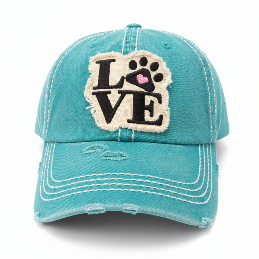 Paw Love Blue Hat