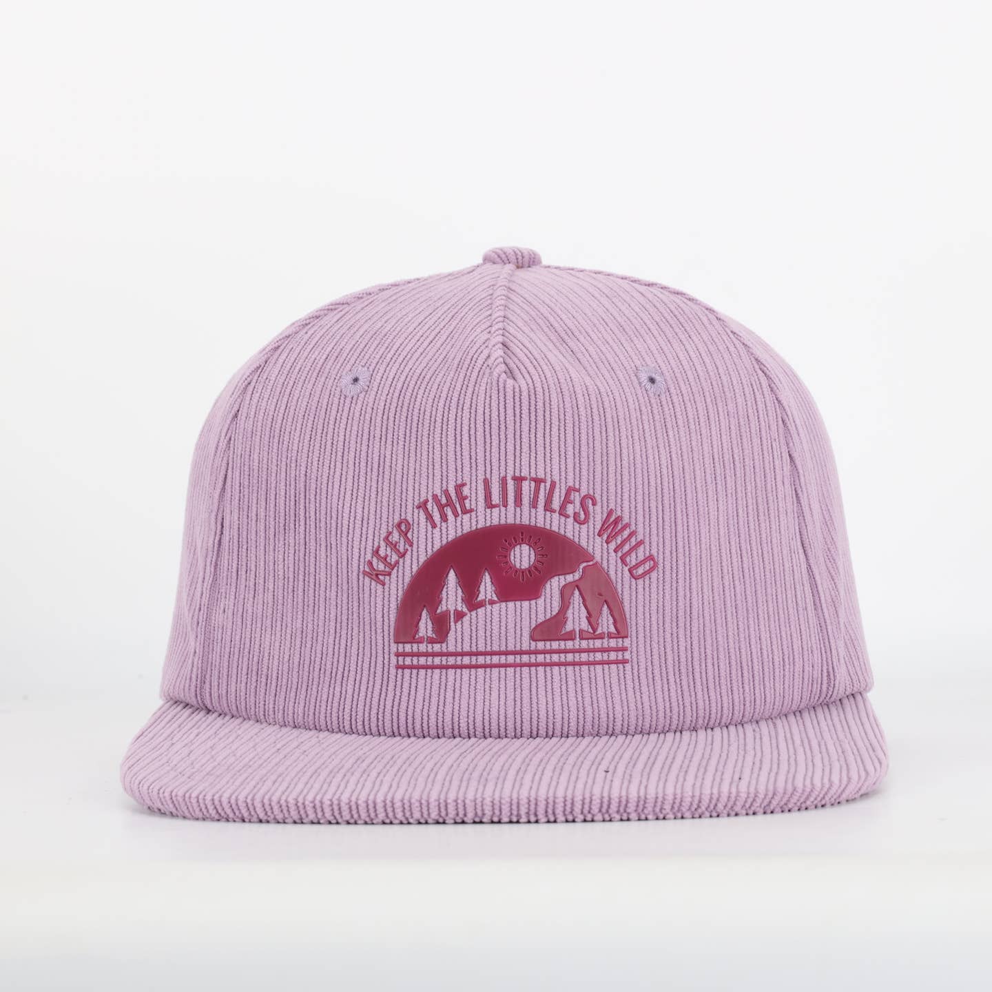 Purple Corduroy Snapback Hat For Toddlers and Youth