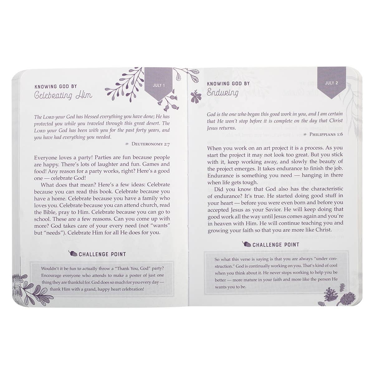 Kid Book 365 Days to Knowing God for Girls Softcover