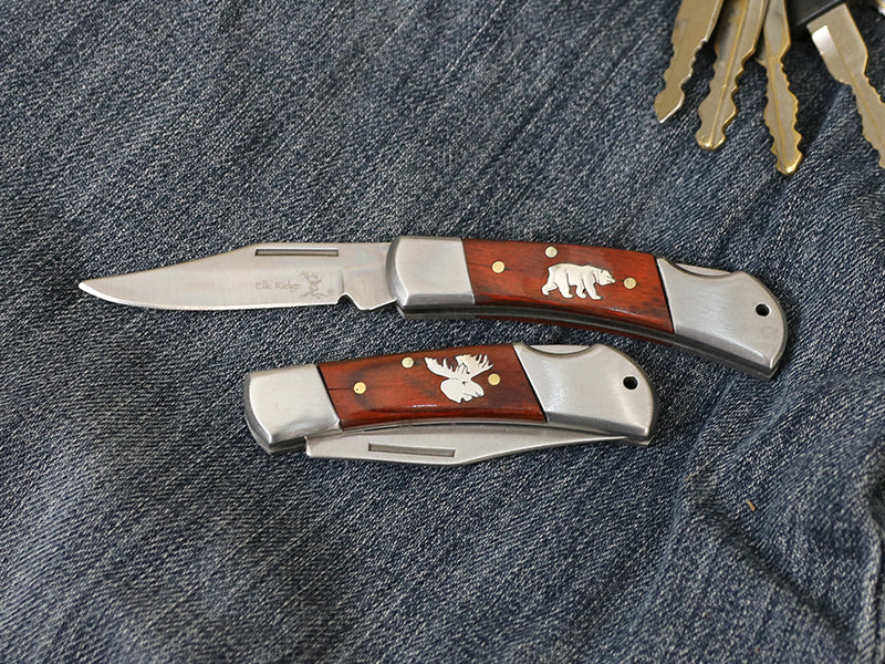 Single Blade Wood Lock Back