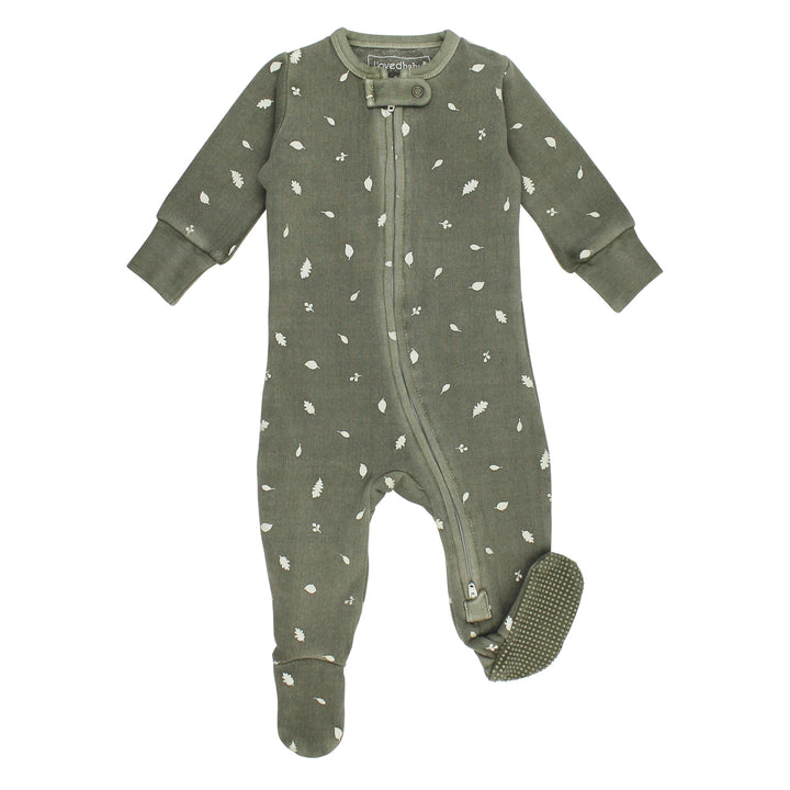 Organic Cozy 2-Way Zipper Footie