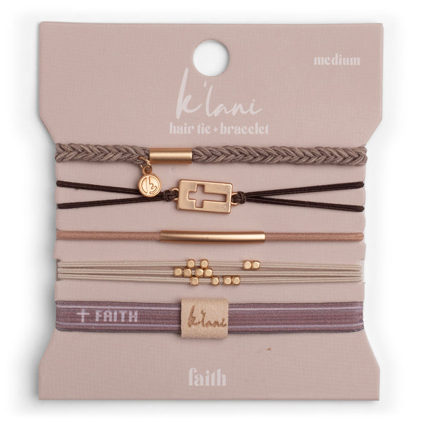 K'Lani Faith hair tie + bracelet