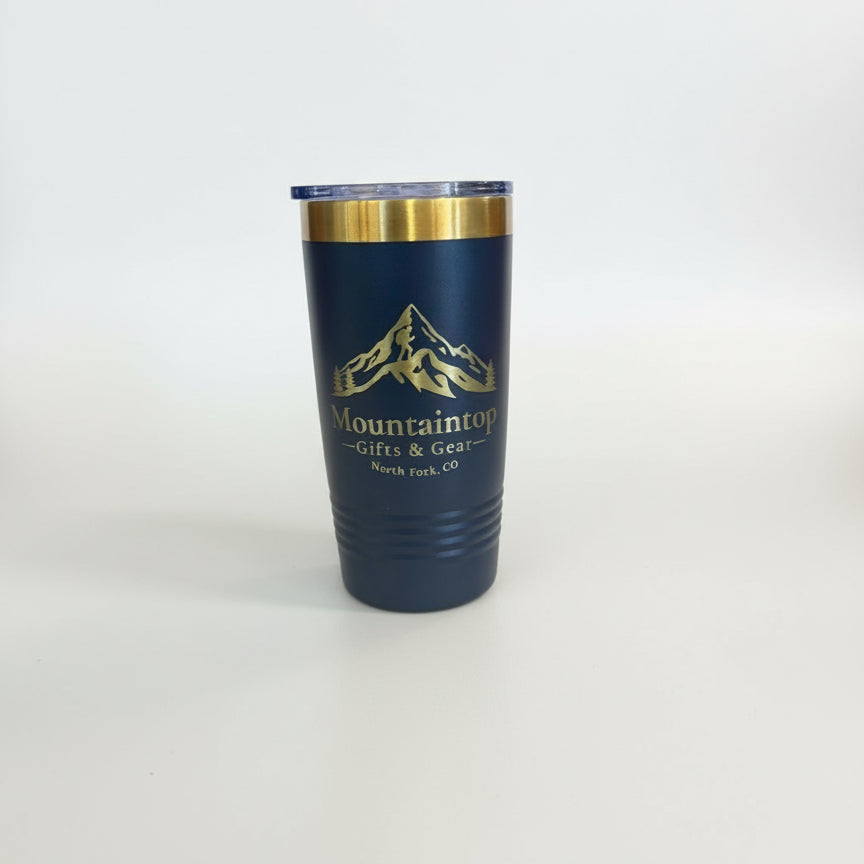 Tumbler Navy/Gold 20 oz