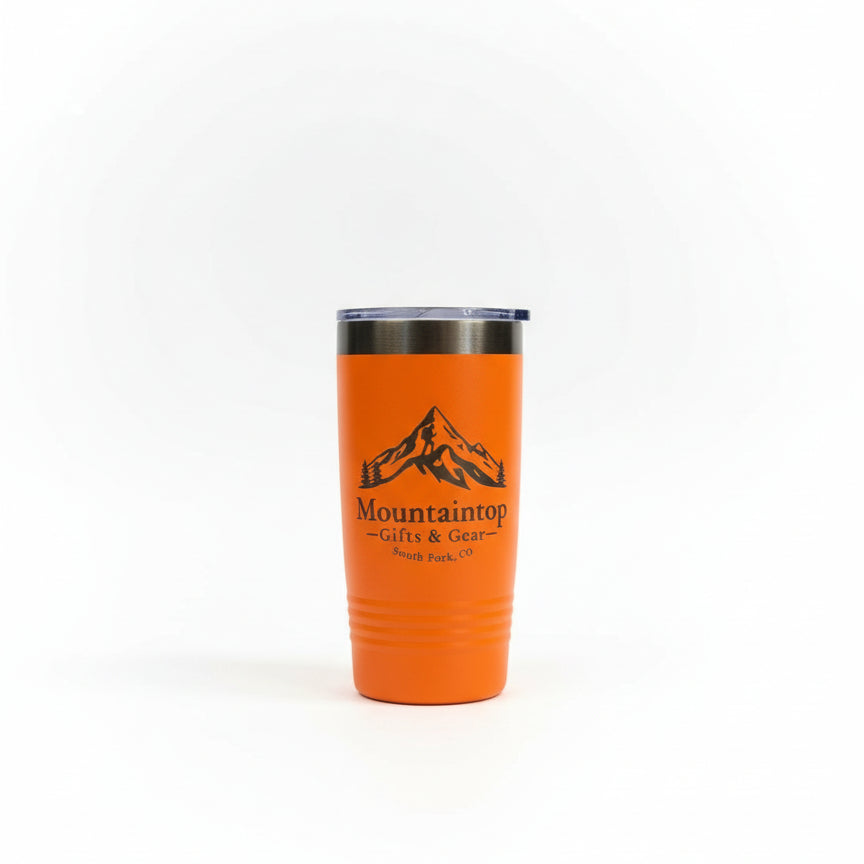 Tumbler Orange/Silver 20 oz