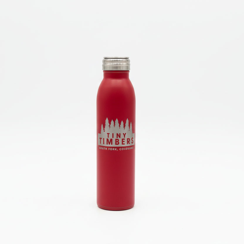Matte Crimson Swig Bottle w/ TT Logo