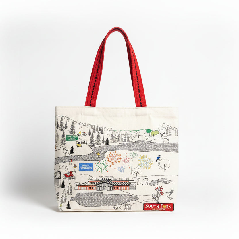 Embroidered Tote Bag