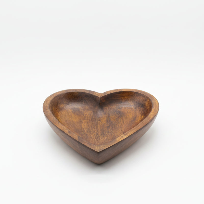 Small Wooden Heart Tray