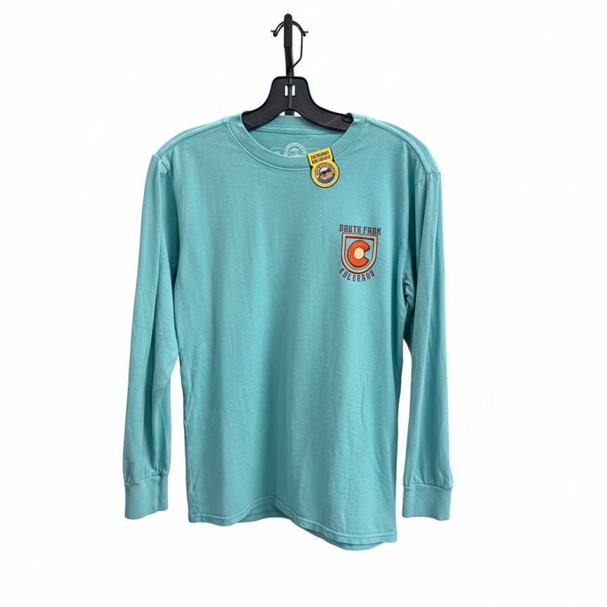Colorado Emblem Trout Long Sleeve T-Shirt