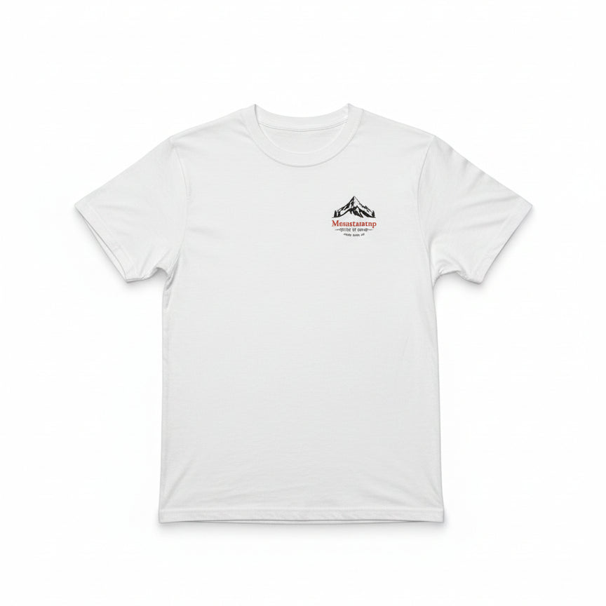 Heather Canvas Short Sleeve Tee with Mountaintop Logo
