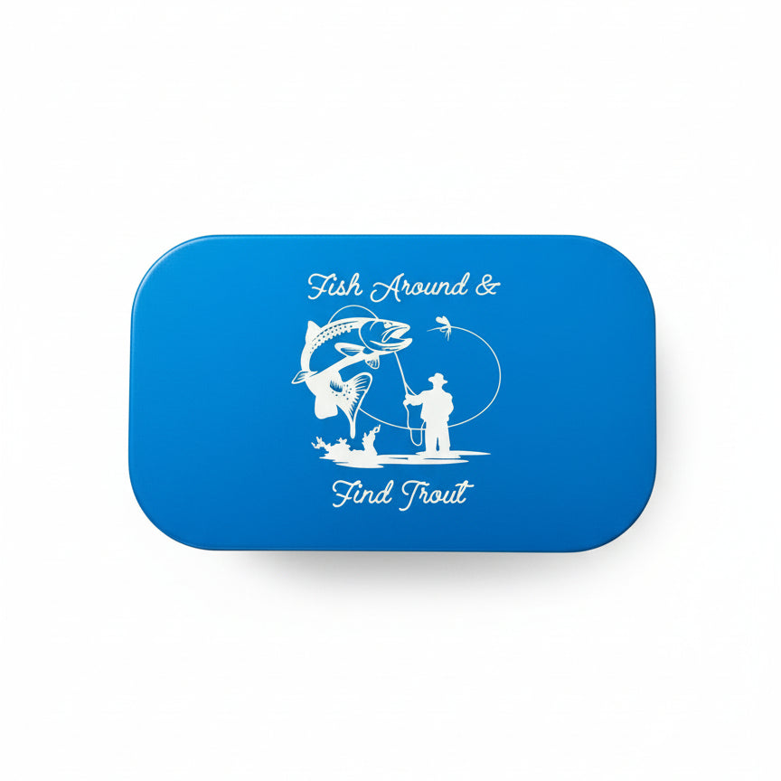 Fly Box-Aluminum Blue Fish