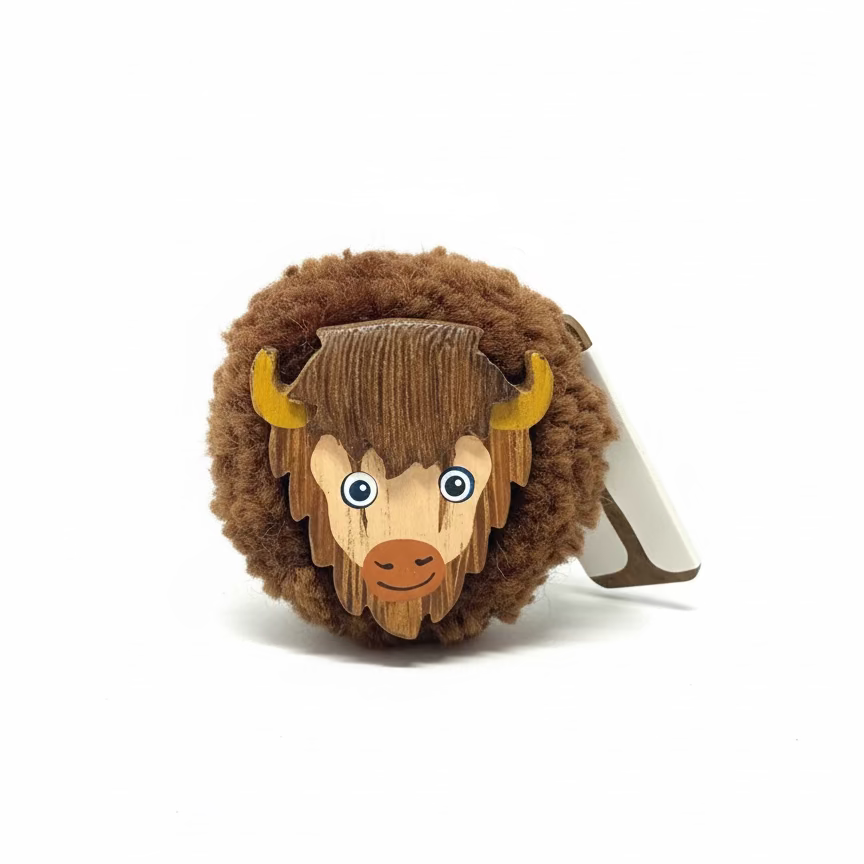 Animal Pom Pom Magnets