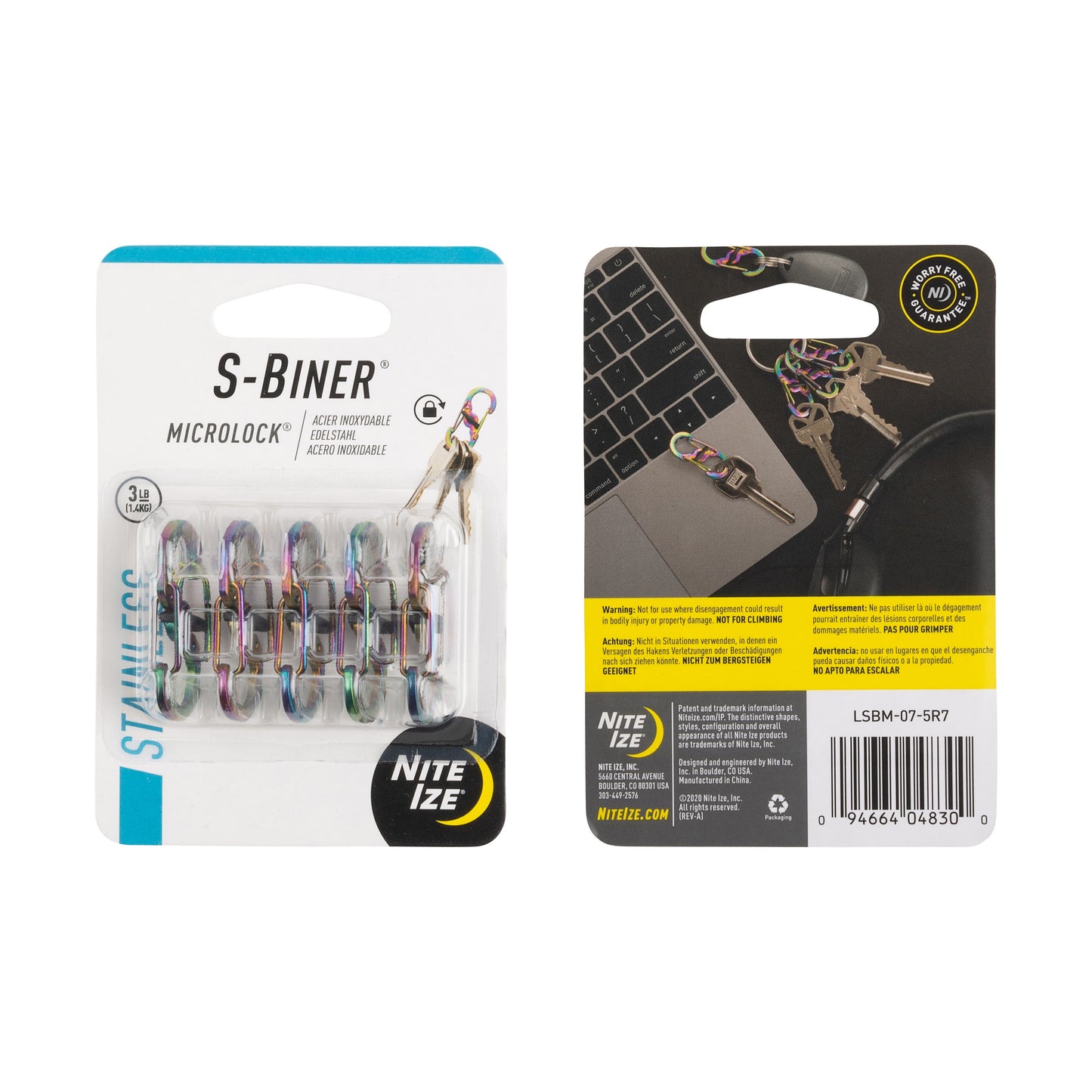 S-Biner® MicroLock® Stainless Steel