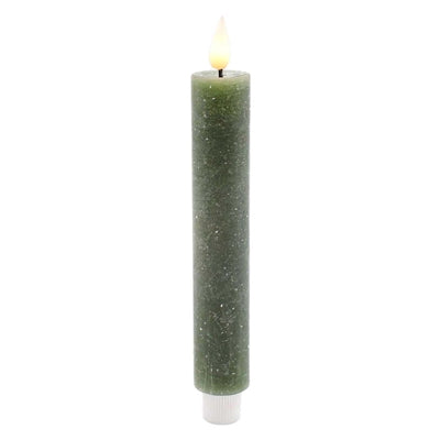 8 inch Green Thick LED Taper