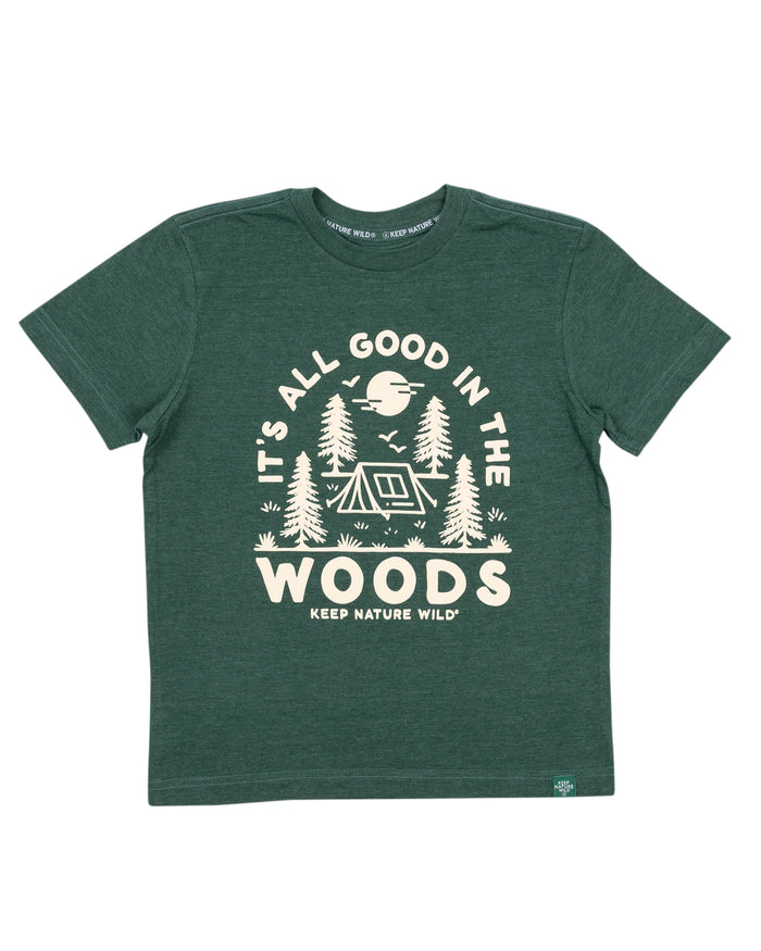 Good in the Woods Youth Tee | Heather Forest