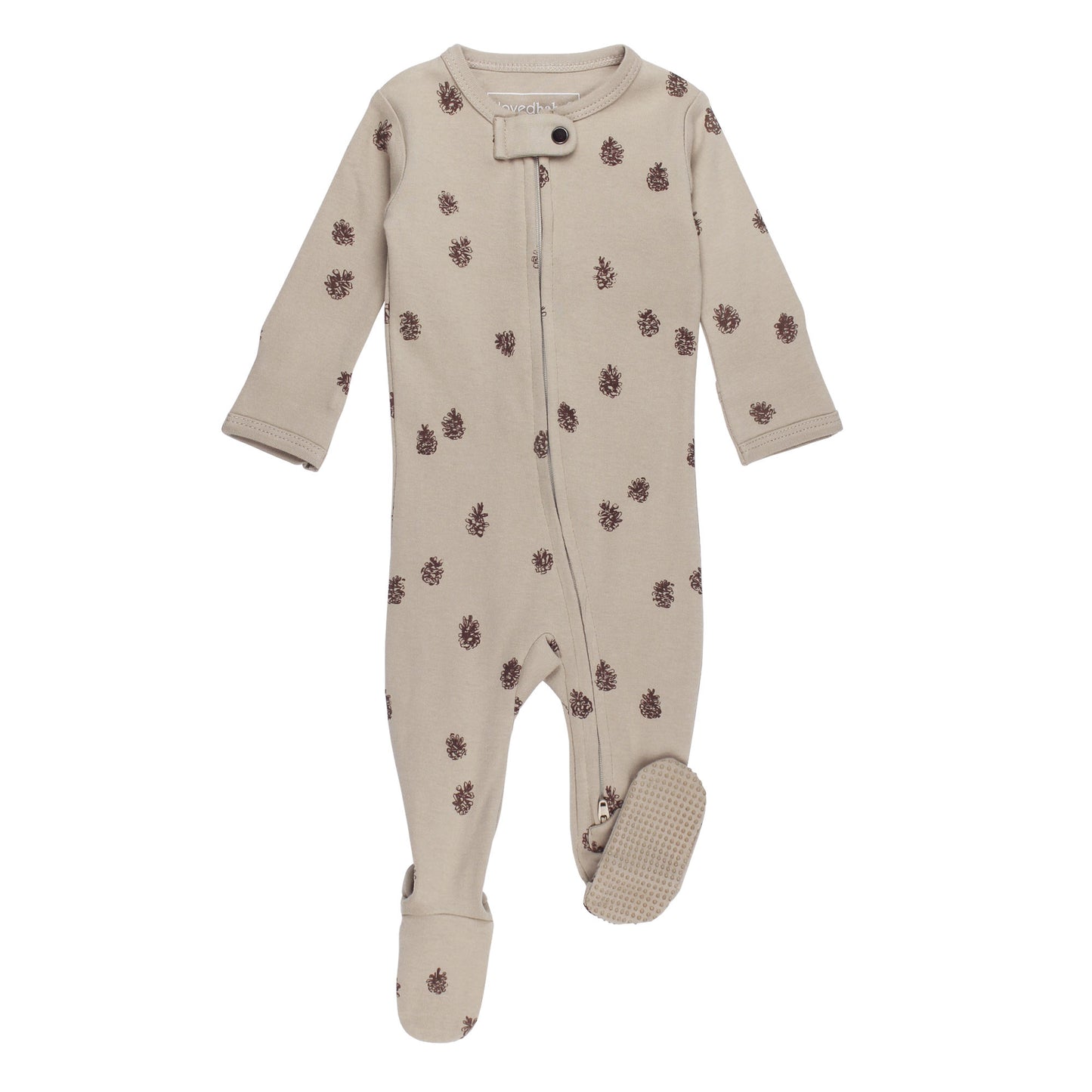 Organic 2-Way Zipper Footie Onesie