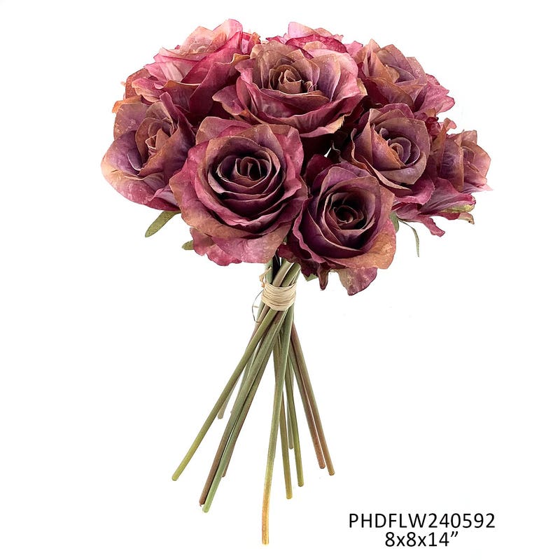 Deep Lavender Rose Bouquet