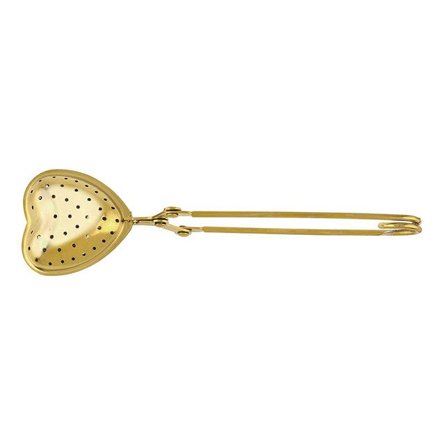 Gold Heart Strainer