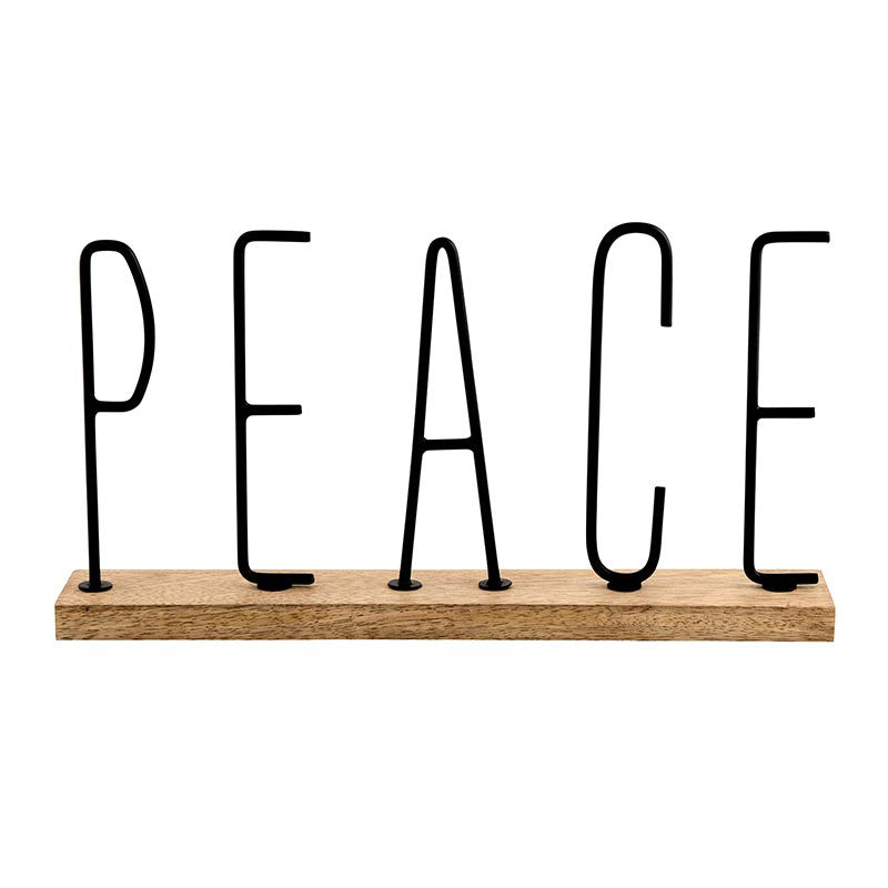 Wood Sign - Peace