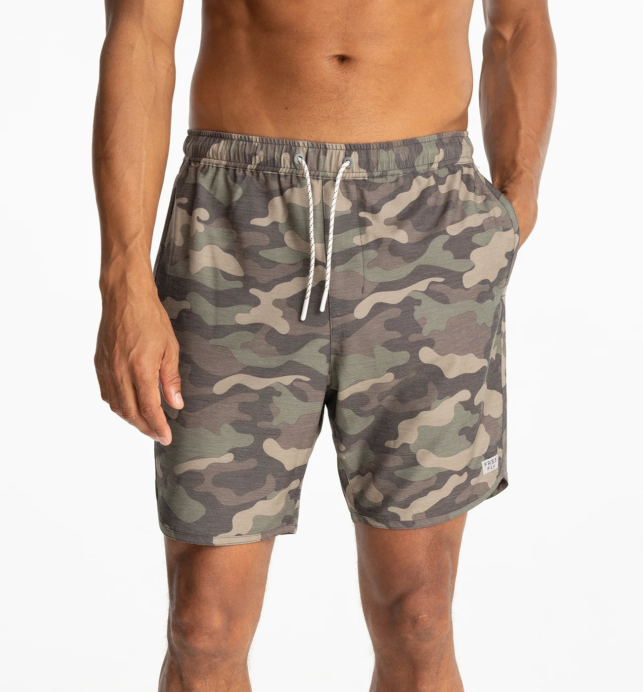 Men's Lined Reverb Short - Woodland Camo Print