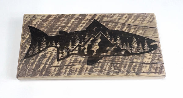 Tree Trout Sign 12"