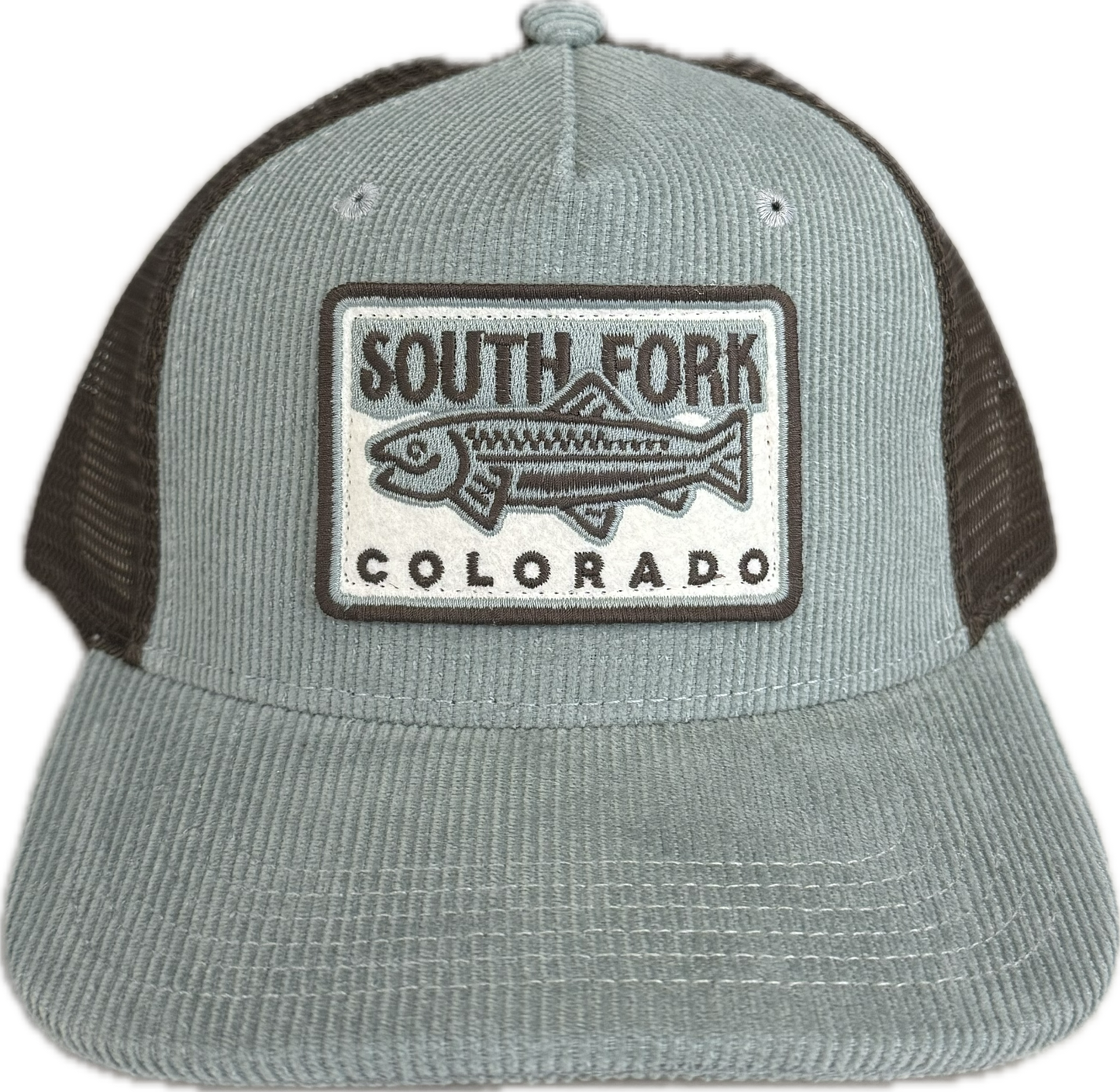 Sawgrass corduroy/brown trucker ROADIE South Fork, Fish