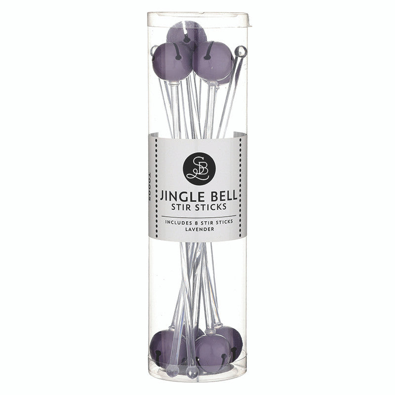 Jingle Bell Stir Sticks - Lavender