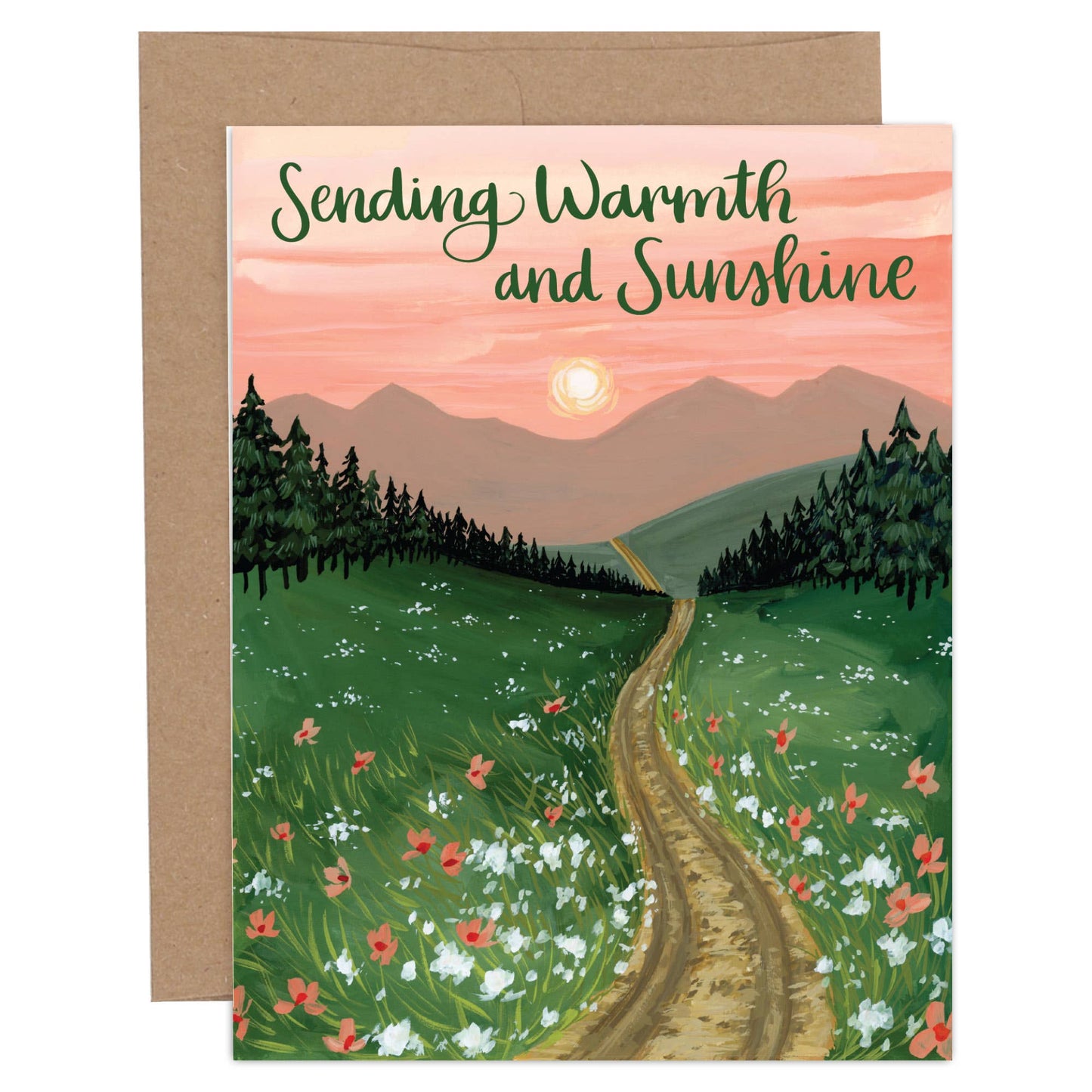 Sending Warmth and Sunshine Greeting Card