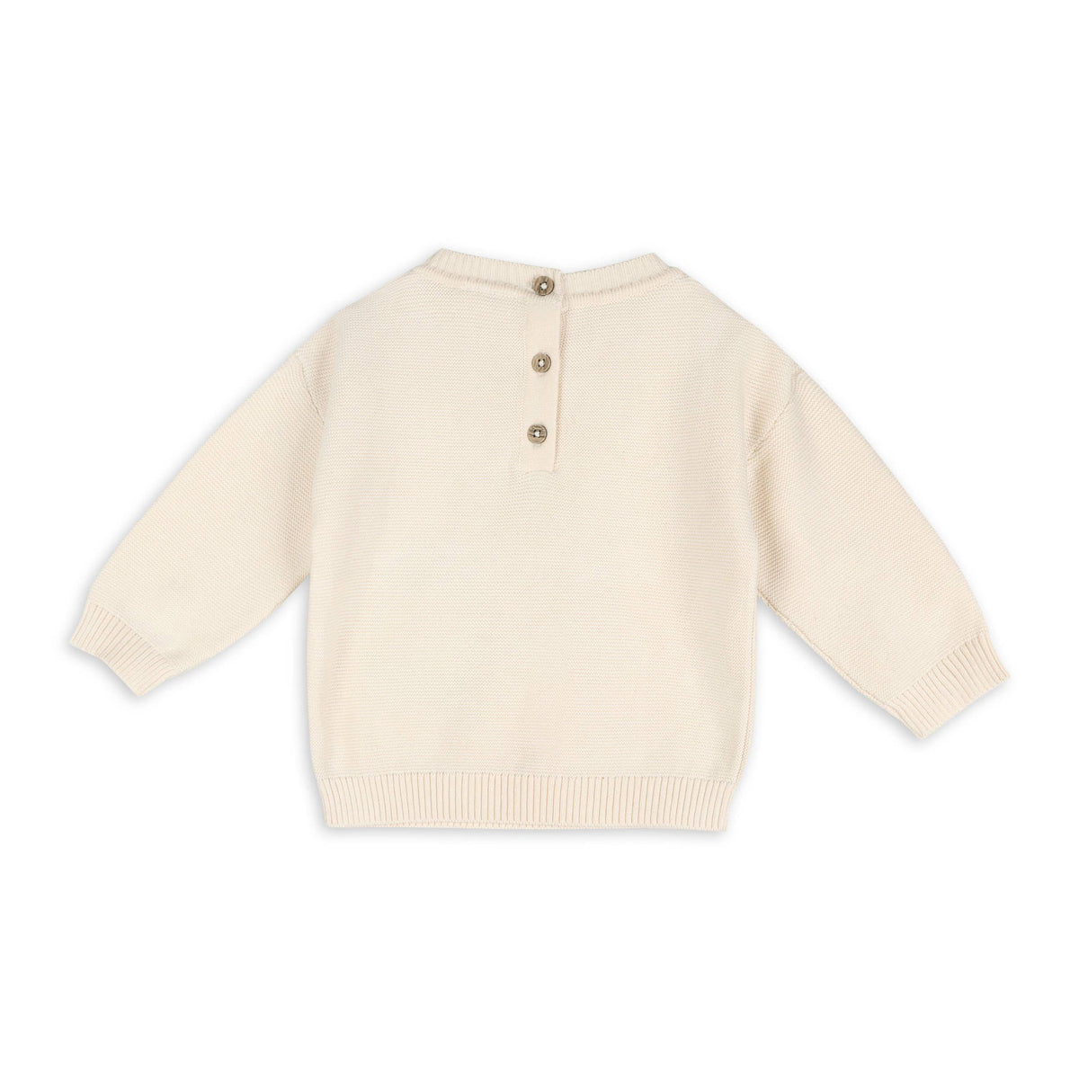 Woodland Animals Knit Baby Pullover (Organic Cotton)
