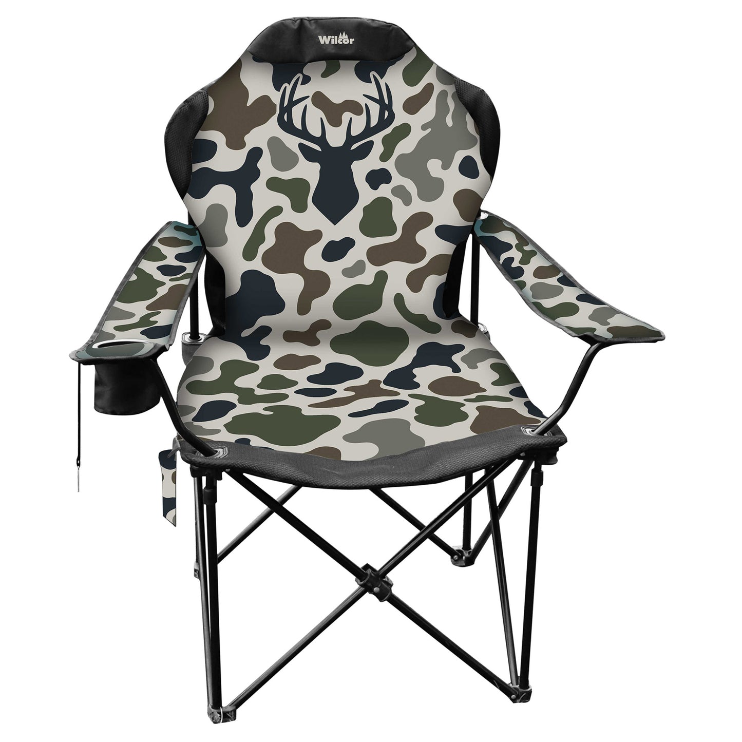 Camo Buck High Back Chair