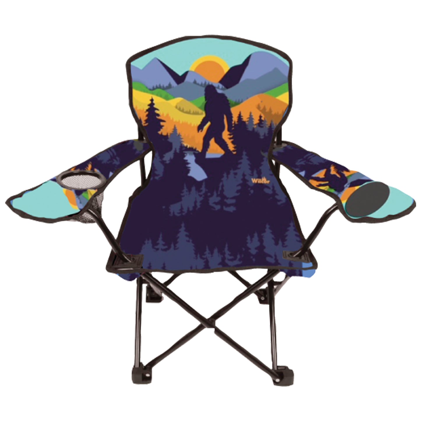 Bigfoot Scene Adult Arm Chair