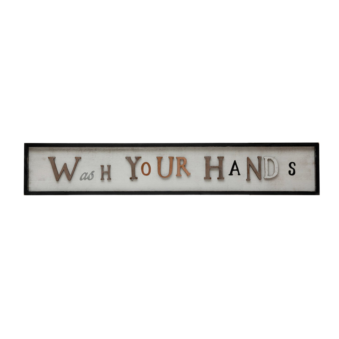 Wash Your Hands Framed Wall Decor