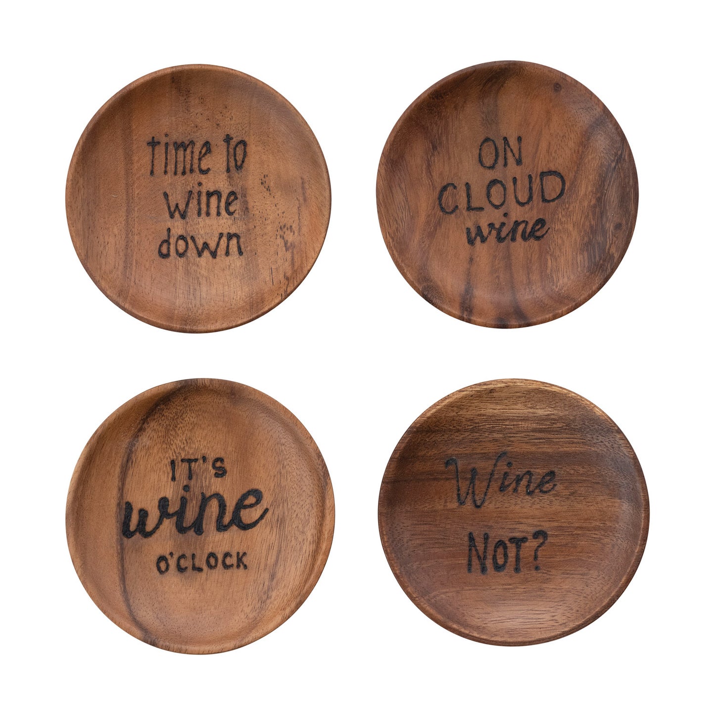 Acacia Wood Tapas Plates