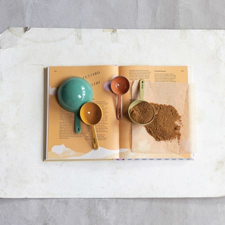 Enameled Stainless Steel Measuring Spoons