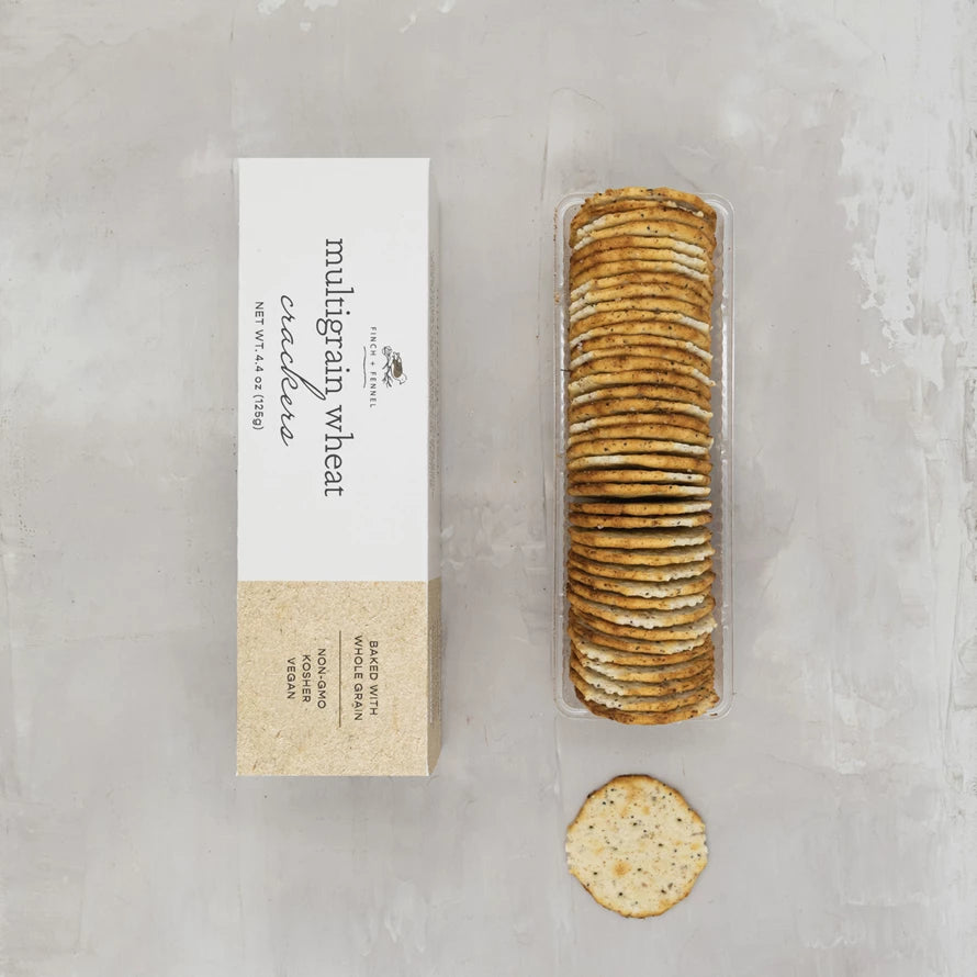 Finch & Fennel 4.4 oz. Multigrain Wheat Crackers
