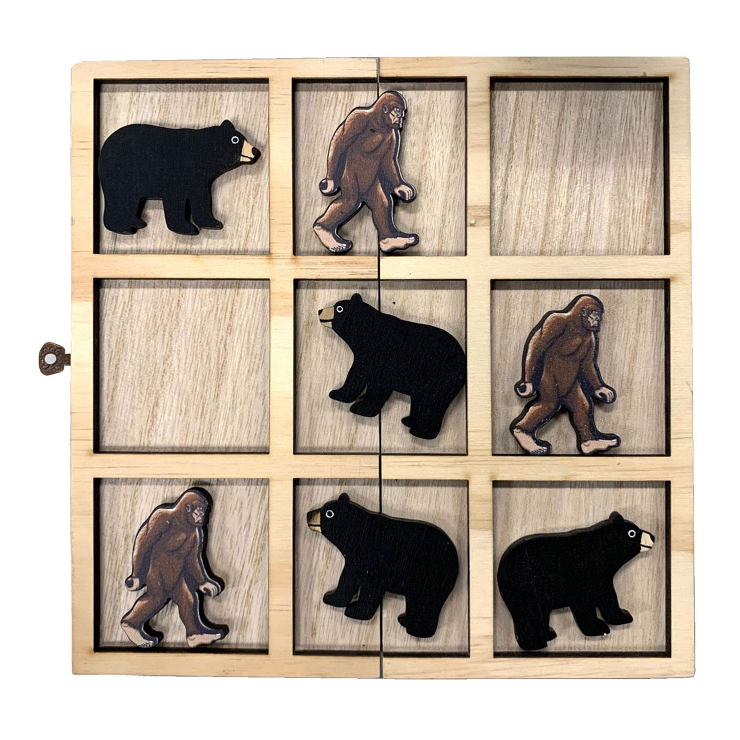 Bigfoot/Bear Travel Tic Tac Toe