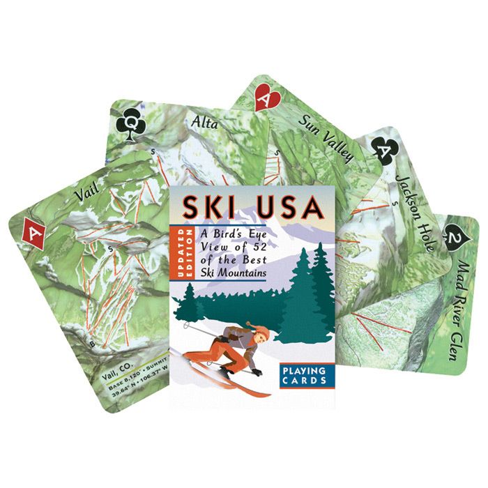 SKI USA PLAYING CARDS