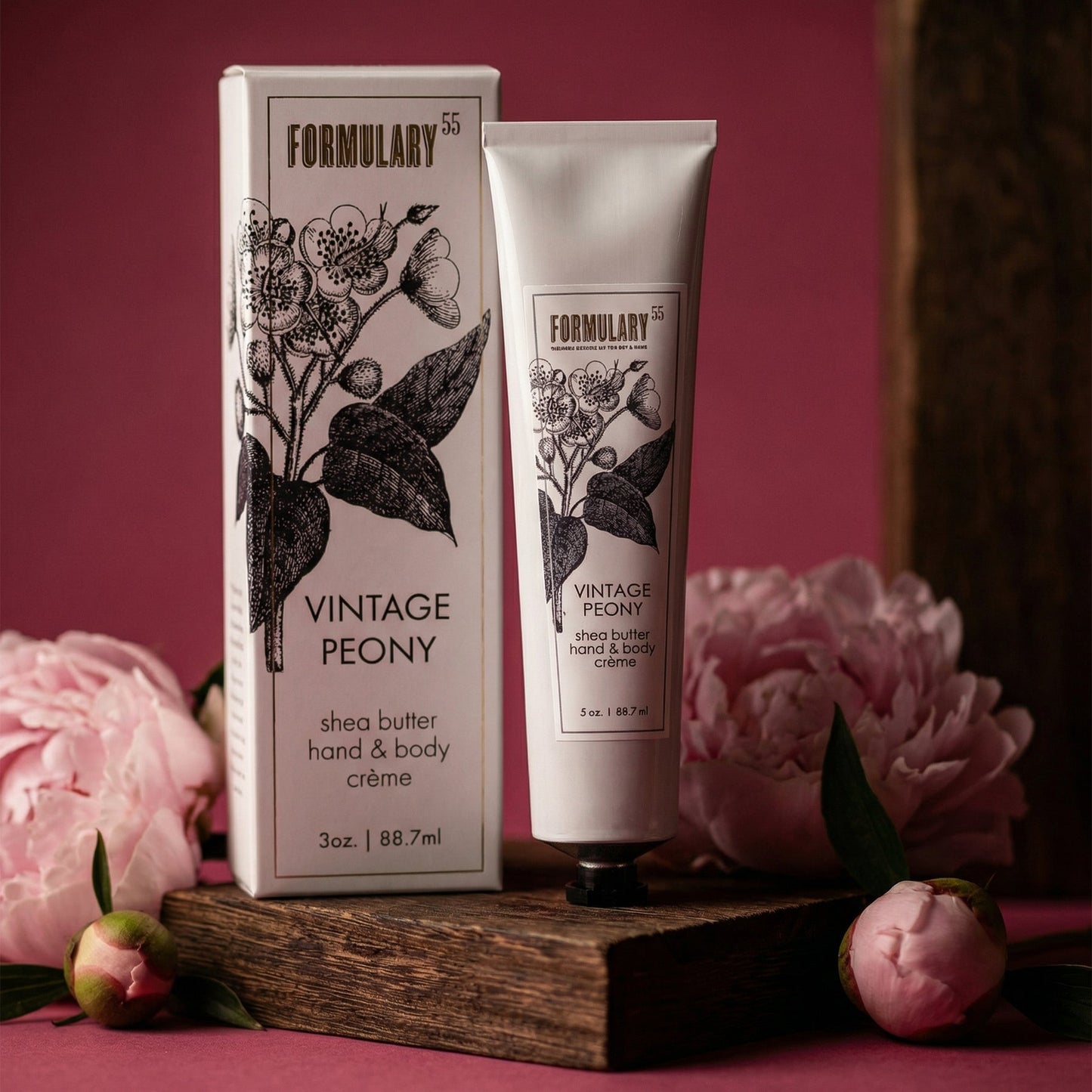 Vintage Peony - Shea Butter Hand and Body Creme Tube