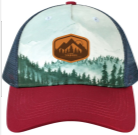 Denali Maroon/Ice Trucker Cap w/ TT Patch