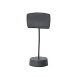 Cast Aluminum Chalkboard Place Card/Sign, Matte Black Finish
