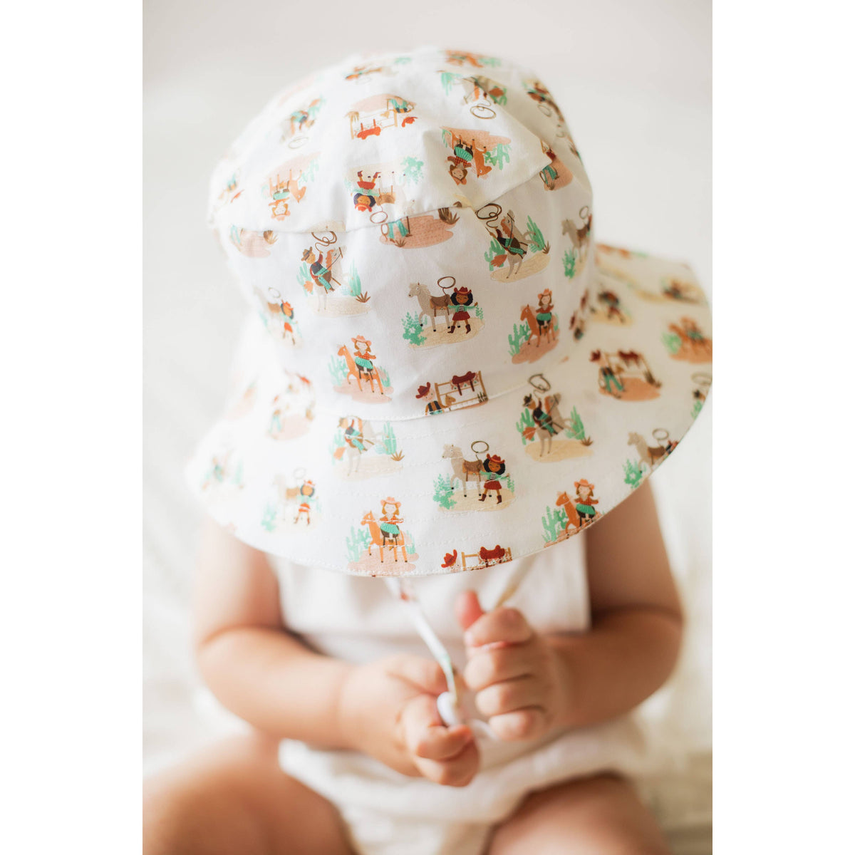 Cowpoke Western Baby & Toddler Bucket Hat UPF 50+