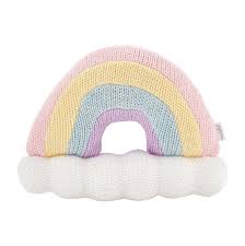 Rainbow Knit Rattle