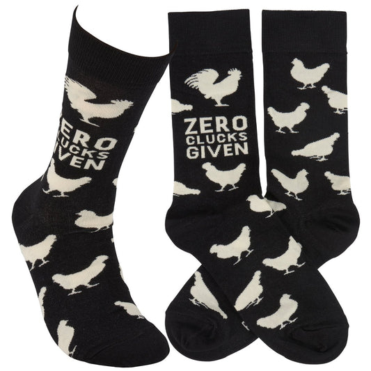Zero Clucks Given Socks