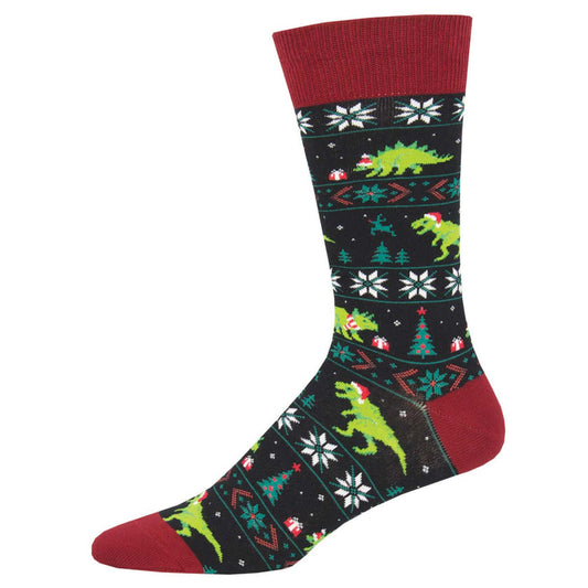 Santasaurus Rex Women's Sock