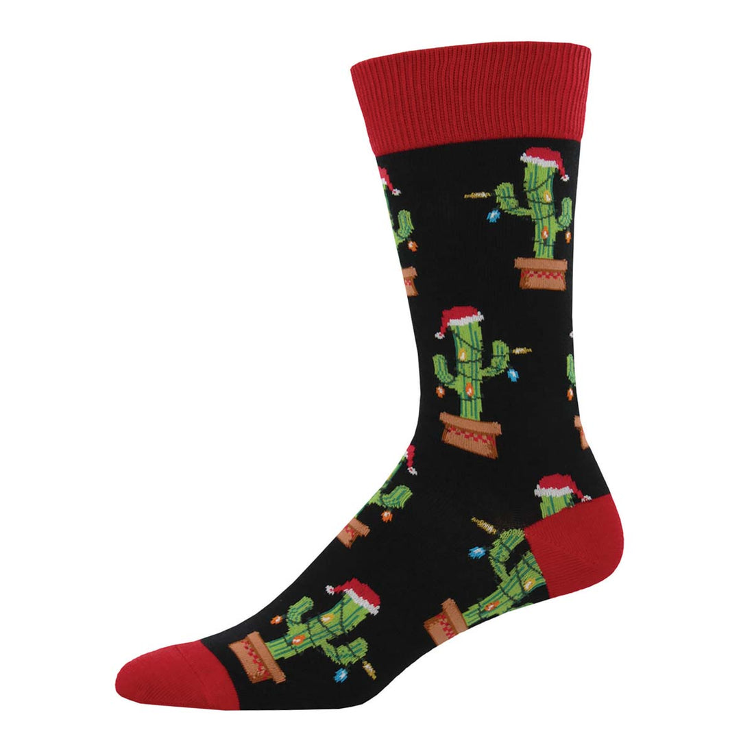 Christmas Cactus Men's Sock